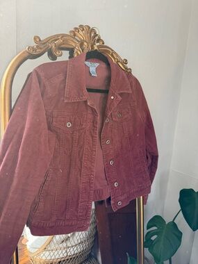 Vintage Bass Women's Corduroy Jacket - Pink
